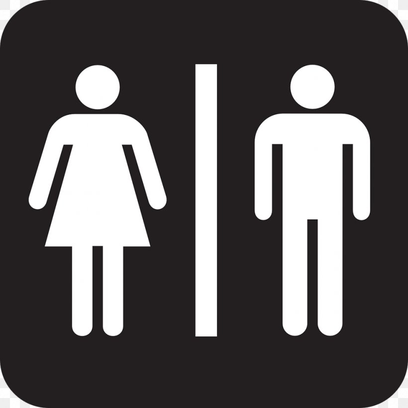 Unisex Public Toilet Room Clip Art, PNG, 980x980px, Public Toilet, Area, Bathroom, Bedroom, Black And White Download Free