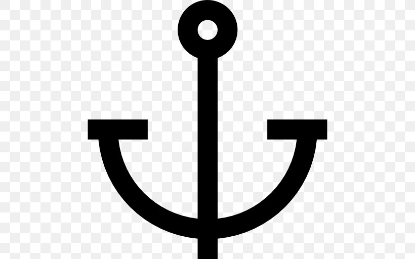 Anchor, PNG, 512x512px, Anchor, Area, Black And White, Drawing, Royaltyfree Download Free