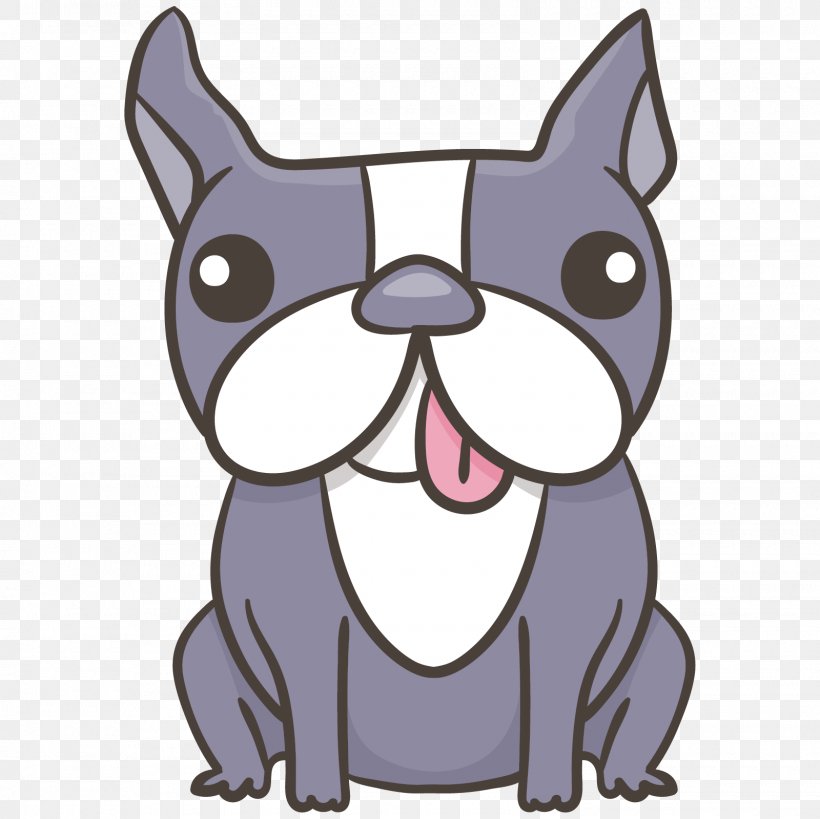 Boston Terrier French Bulldog Puppy Dog Breed, PNG, 1600x1600px, Boston Terrier, Animal, Bulldog, Carnivoran, Cartoon Download Free