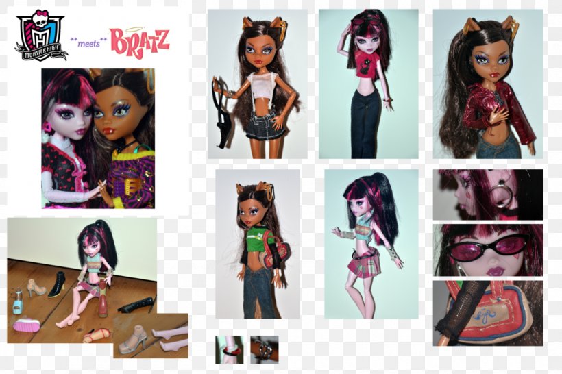 Doll Bratz Monster High Photography, PNG, 1095x730px, Doll, Bratz, Collage, Deviantart, Monster Download Free