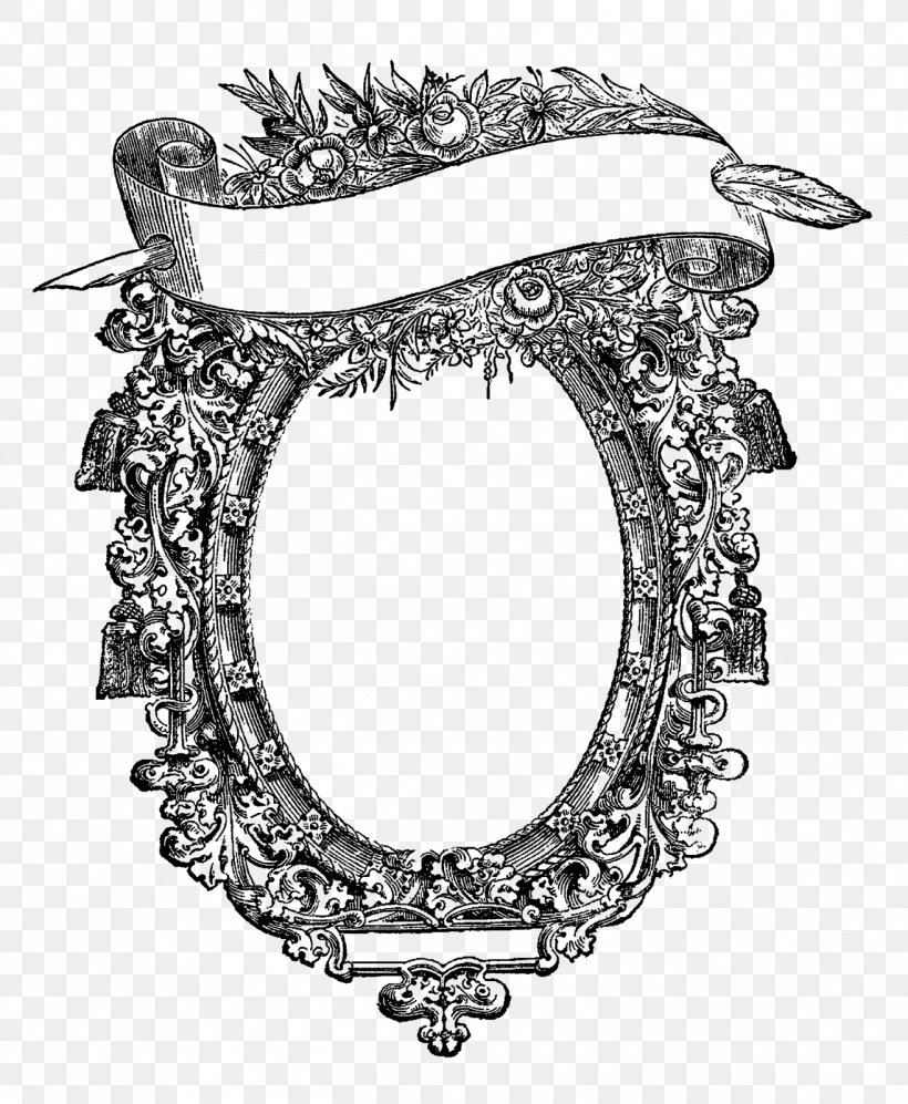 Picture Frames Decorative Arts Clip Art, PNG, 1315x1600px, Picture Frames, Antique, Art, Black And White, Body Jewelry Download Free