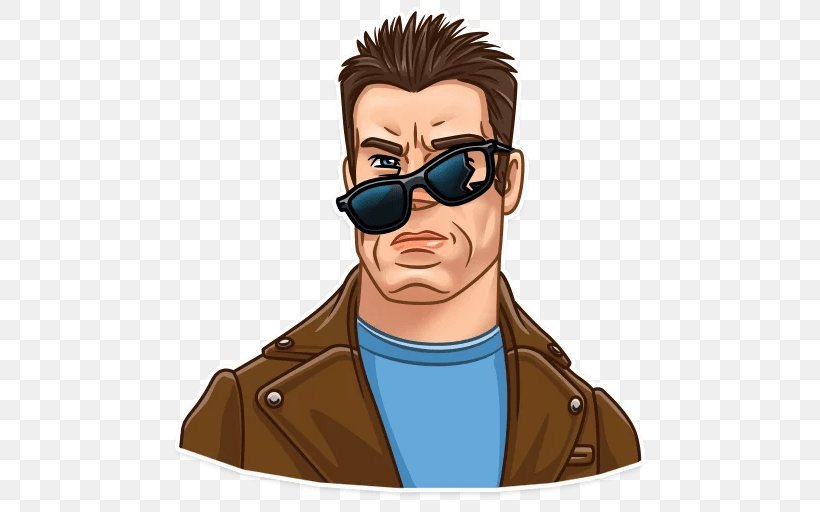 The Terminator Telegram YouTube The Main, PNG, 512x512px, Terminator, Art, Cloud Computing, Eyewear, Facial Hair Download Free