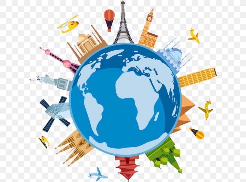 Air Travel Flight Travel Agent Clip Art, PNG, 631x609px, Air Travel, Airline Ticket, Bookingcom, Cartoon, Earth Download Free