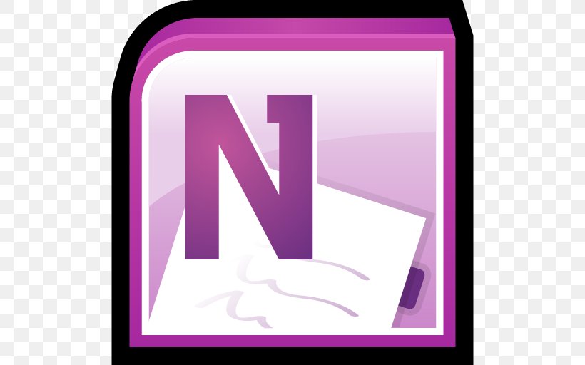 Pink Purple Text Brand, PNG, 512x512px, Microsoft Onenote, Brand, Computer Software, Logo, Magenta Download Free