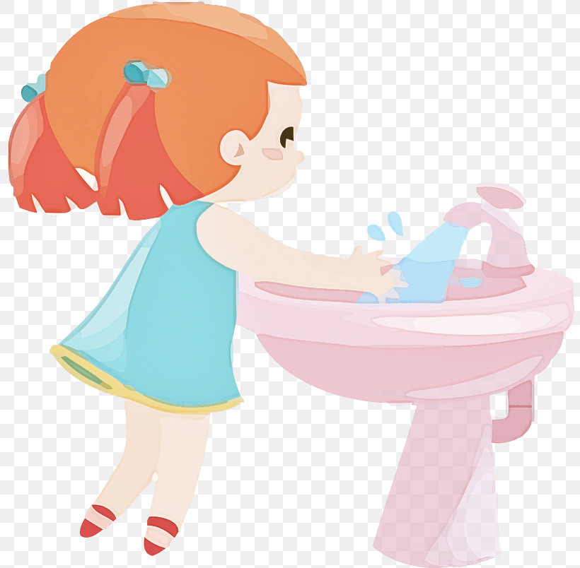 Cartoon Bathing Potty Training Child Play, PNG, 804x804px, Cartoon, Bathing, Child, Play, Potty Training Download Free