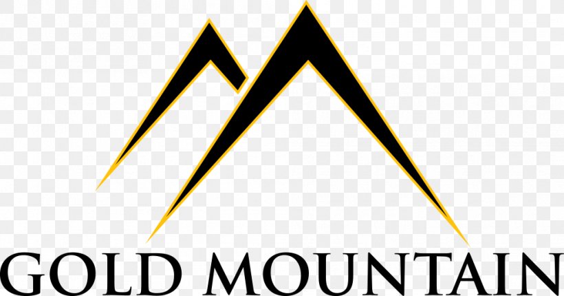 Gold Mountain Golf Club Logo Business Brand Triangle, PNG, 988x519px, Logo, Area, Brand, Business, Mountain Download Free