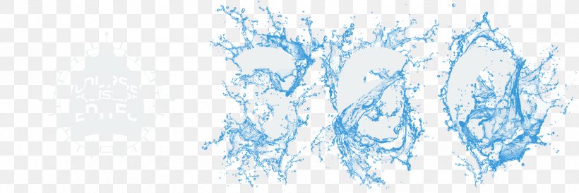 Water Desktop Wallpaper Font Computer Line, PNG, 1800x600px, Water, Blue, Branching, Computer Download Free