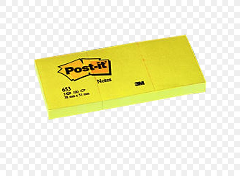 Post-it Note Product Design 3M Yellow, PNG, 600x600px, Postit Note, Groot, Kansas, Kubikkmillimeter, Liter Download Free