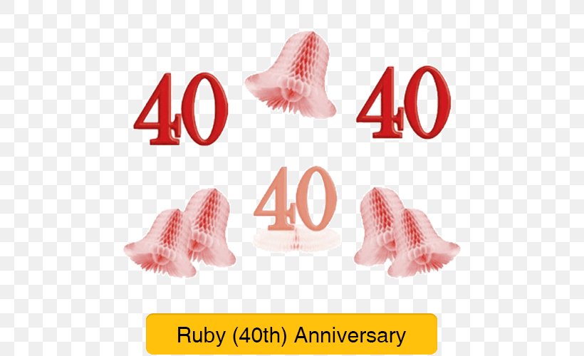 Wedding Anniversary Party Ruby, PNG, 500x500px, Anniversary, Bag, Cake Decorating, Diamond, Ebay Download Free