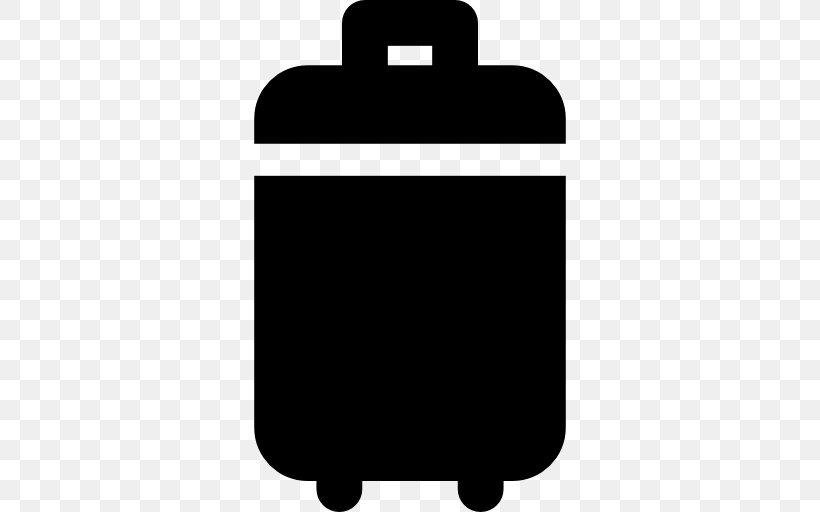 Baggage Suitcase, PNG, 512x512px, Baggage, Black, Rectangle, Silhouette, Suitcase Download Free