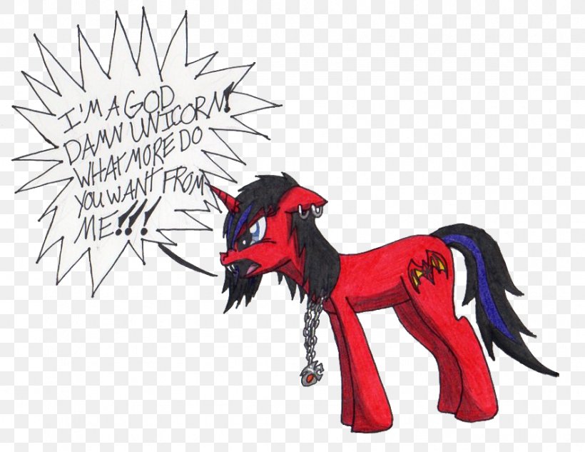 Pony Horse Demon Dog, PNG, 886x684px, Pony, Art, Canidae, Carnivoran, Demon Download Free