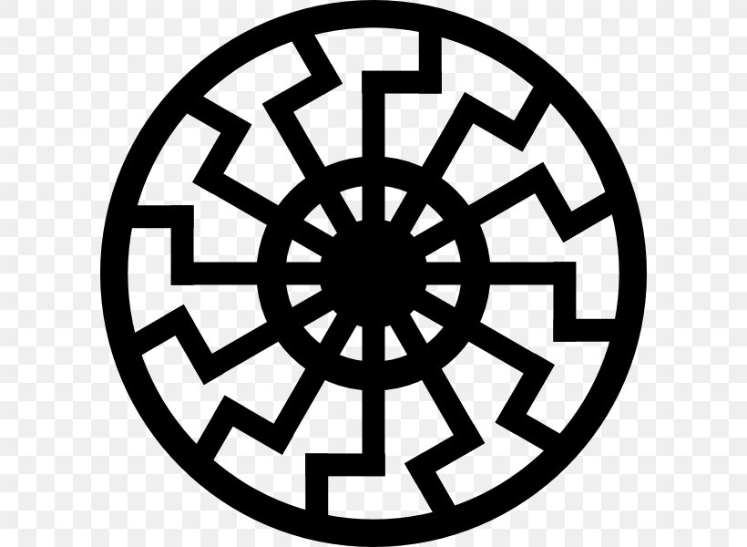 Wewelsburg Black Sun Solar Symbol Sun Cross Nazism, PNG, 600x600px, Wewelsburg, Area, Black And White, Black Sun, Esotericism Download Free