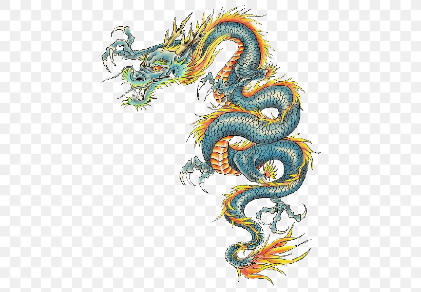 China Chinese Dragon Japanese Dragon Tattoo, PNG, 444x568px, China, Art,  Chinese Dragon, Dragon, Dragon King Download