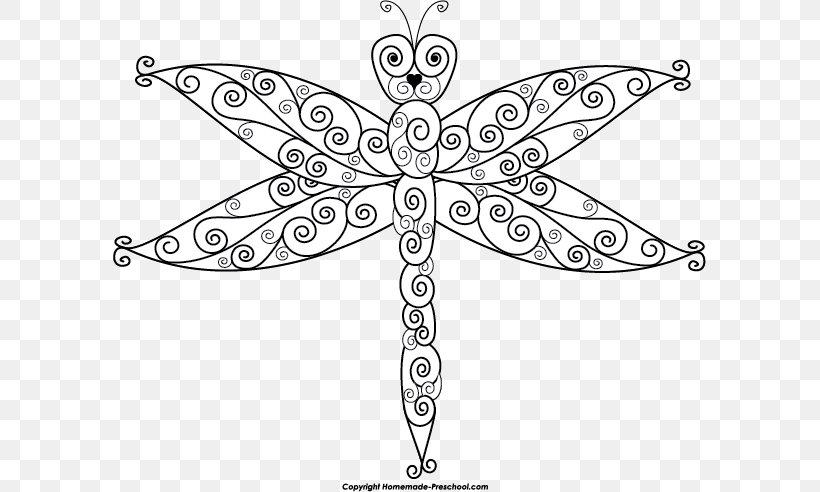Paper Line Art Insect Drawing Clip Art, PNG, 593x492px, Paper, Area, Art, Artwork, Black And White Download Free