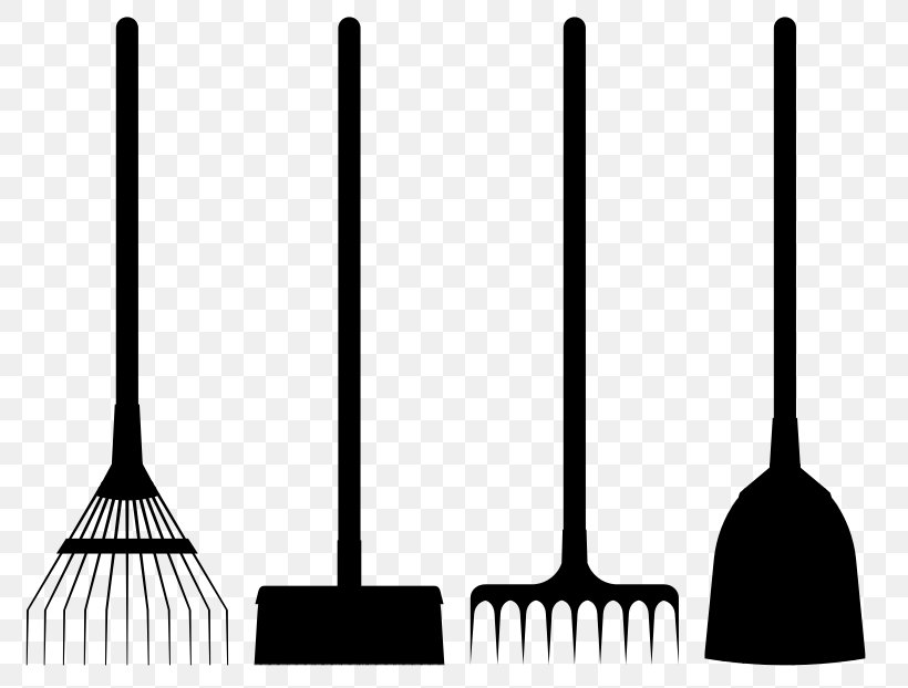 Black & White, PNG, 800x622px, Black White M, Broom, Light Fixture, Pitchfork, Rake Download Free