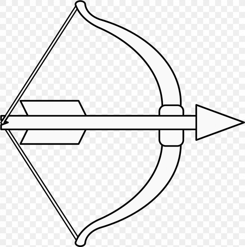 Bow And Arrow, PNG, 1209x1219px, Line Art, Archery, Bow, Bow And Arrow, Cold Weapon Download Free