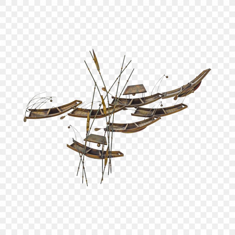 C. Jeré Brass Metal Sculpture Copper, PNG, 1366x1366px, Brass, Airplane, Bamboo, Boat, Chairish Download Free