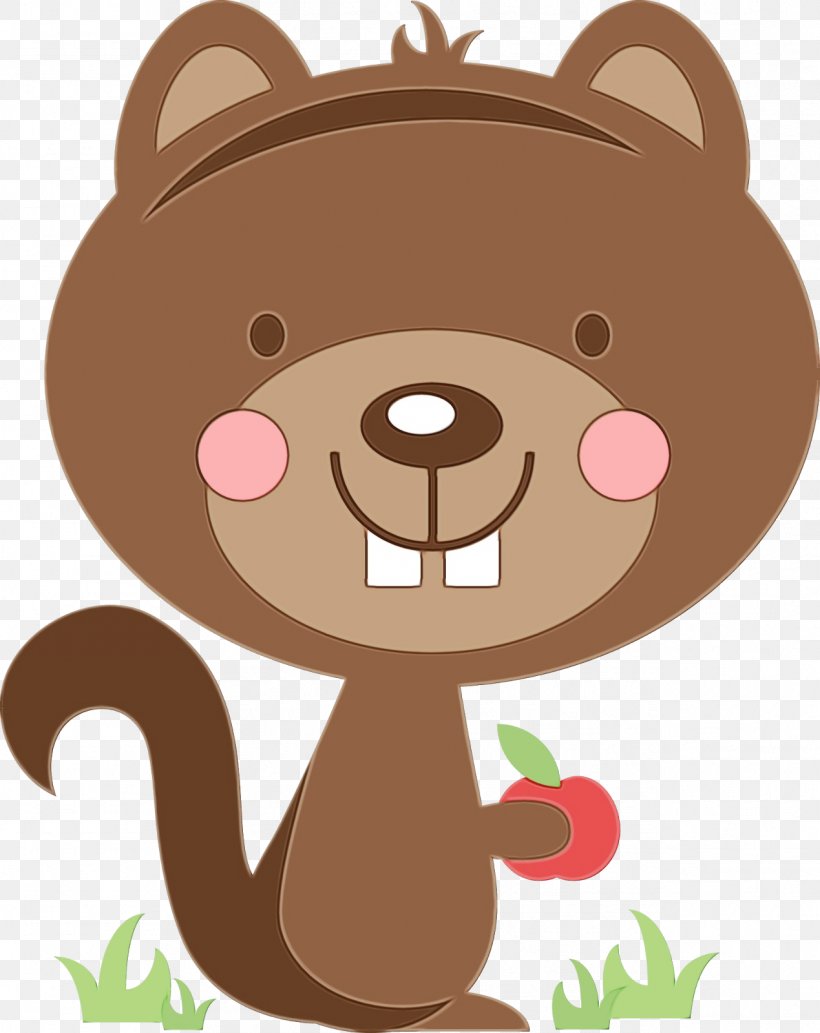 Cartoon Nose Clip Art Brown Brown Bear, PNG, 1269x1600px, Watercolor, Bear, Brown, Brown Bear, Cartoon Download Free