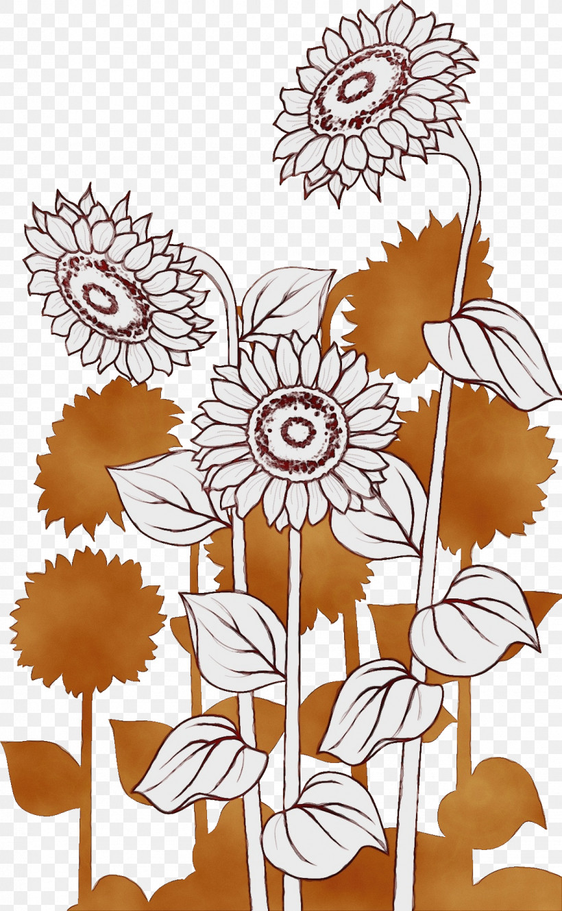 Floral Design, PNG, 1124x1822px, Sunflower, Chrysanthemum, Cut Flowers, Floral Design, Flower Download Free