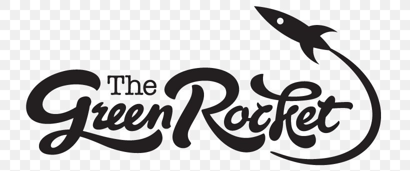 Logo The Green Rocket Brand Rocket Donuts & Acme Ice Cream, PNG, 749x342px, Logo, Bath, Black And White, Blog, Brand Download Free
