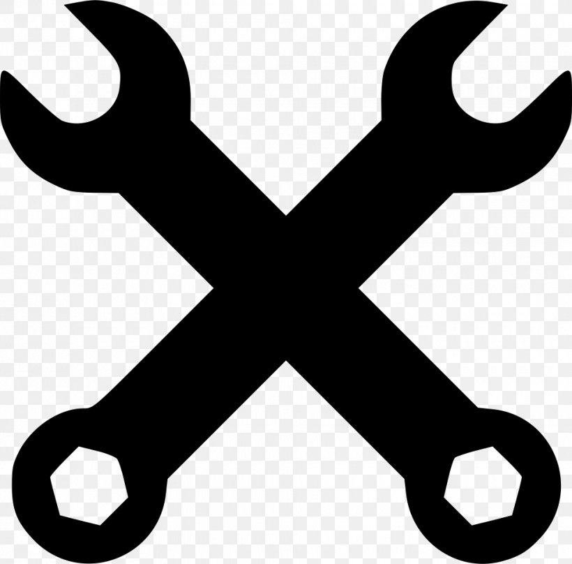 Spanners Tool Adjustable Spanner, PNG, 980x966px, Spanners, Adjustable Spanner, Artwork, Black And White, Cross Product Download Free