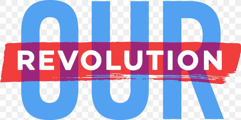 United States Our Revolution Democratic Party Progressivism Organization, PNG, 2036x1013px, United States, Area, Banner, Bernie Sanders, Blue Download Free