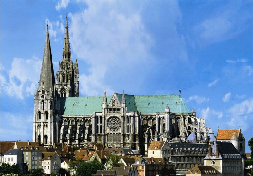 Chartres Cathedral Notre-Dame De Paris Gothic Architecture, PNG, 1413x987px, Chartres Cathedral, Architecture, Art, Basilica, Building Download Free