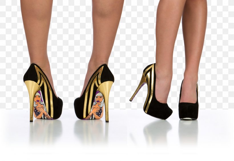 High-heeled Shoe Footwear Stiletto Heel, PNG, 1350x930px, Watercolor, Cartoon, Flower, Frame, Heart Download Free