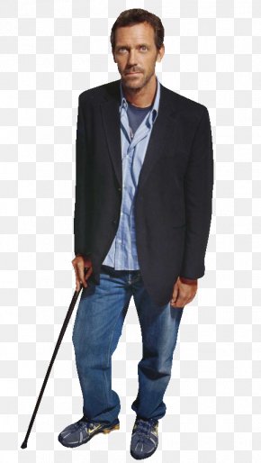 Pk - Hugh Laurie Blazer Dr. Gregory House Jeans PNG