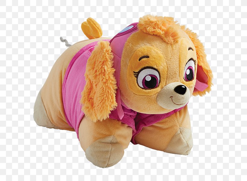 Uhyggelig Uplifted Transistor Puppy Stuffed Animals & Cuddly Toys Pillow Pets Paw Patrol Skye, PNG,  600x600px, Puppy, Carnivoran, Child,