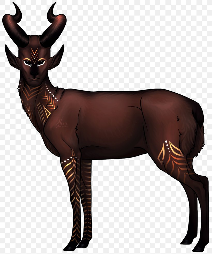 Reindeer Elk Okapi Goat Horse, PNG, 813x982px, Reindeer, Animal, Antelope, Antler, Bongo Download Free