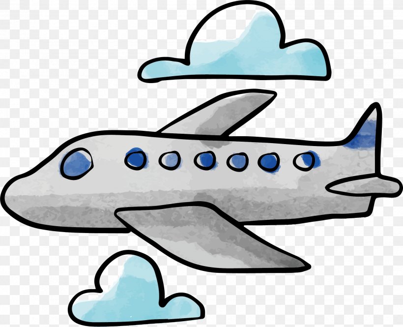 Airplane Clip Art, PNG, 2469x2004px, Airplane, Aircraft, Artwork, Cartoon, Clip Art Download Free