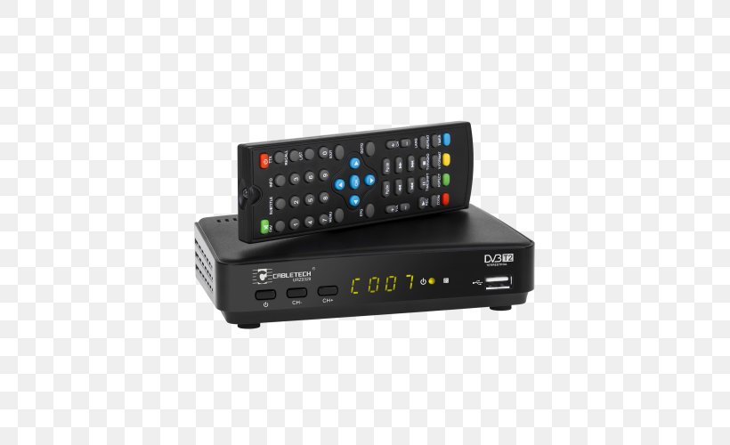 High Efficiency Video Coding DVB-T2 Tuner Digital Television, PNG, 500x500px, High Efficiency Video Coding, Audio Receiver, Cable Converter Box, Digital Signal, Digital Television Download Free