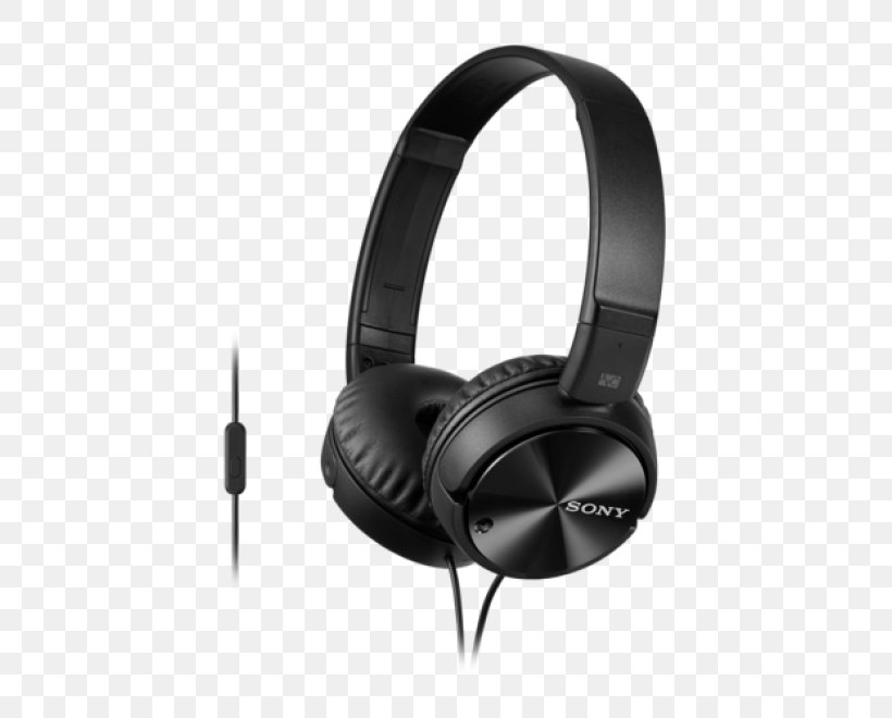Sony ZX110 Microphone Noise-cancelling Headphones, PNG, 660x660px, Sony Zx110, Active Noise Control, Audio, Audio Equipment, Consumer Electronics Download Free