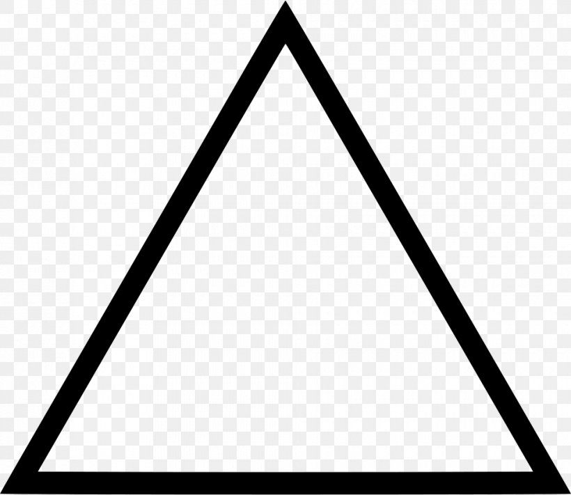 Triangle Shape Polygon, PNG, 980x850px, Triangle, Area, Black, Black And White, Equilateral Triangle Download Free