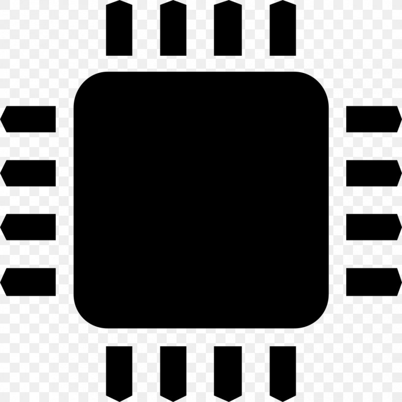 Central Processing Unit Integrated Circuits & Chips, PNG, 980x980px, Central Processing Unit, Area, Black, Black And White, Brand Download Free