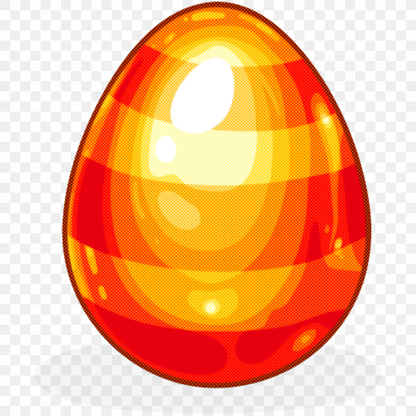 Easter Egg, PNG, 1024x1024px, Orange, Amber, Easter Egg, Yellow Download Free