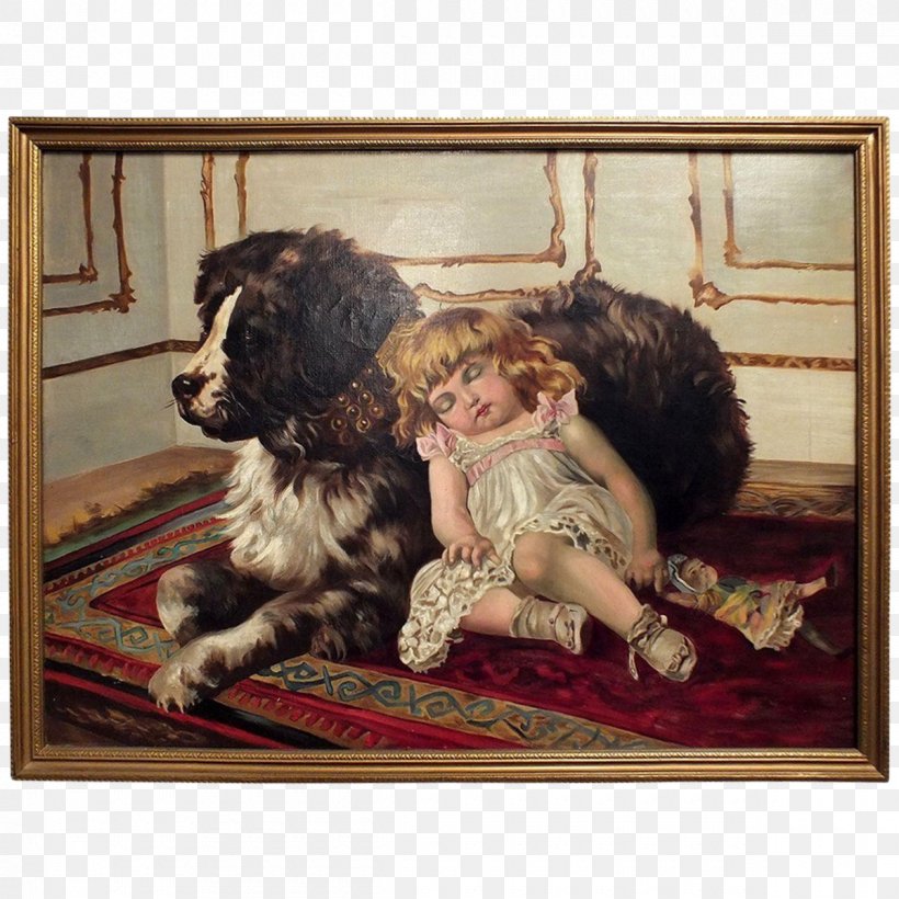St. Bernard Newfoundland Dog Oil Painting Art, PNG, 1200x1200px, St Bernard, Abstract Art, Art, Art Museum, Arthur Elsley Download Free
