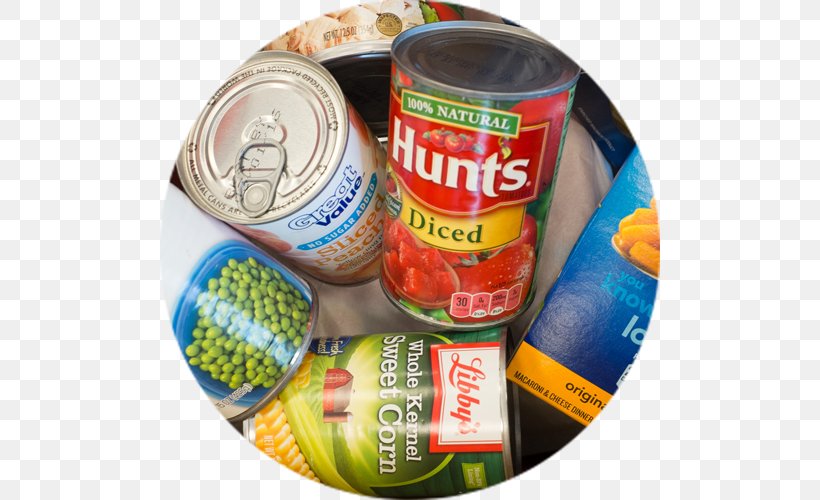 Food & Fund Drive Food Drive Convenience Food Flavor, PNG, 500x500px, Food, Canning, Convenience Food, Flavor, Food Circle Download Free