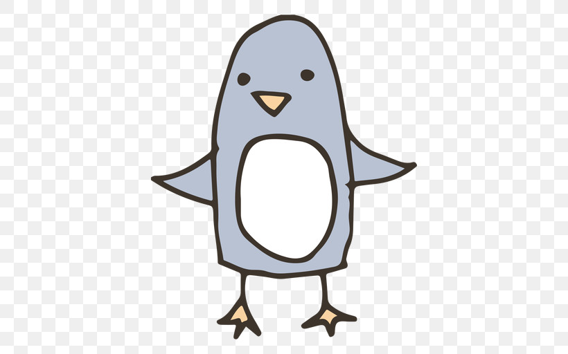Penguin, PNG, 512x512px, Flightless Bird, Beak, Bird, Cartoon, Gentoo Penguin Download Free