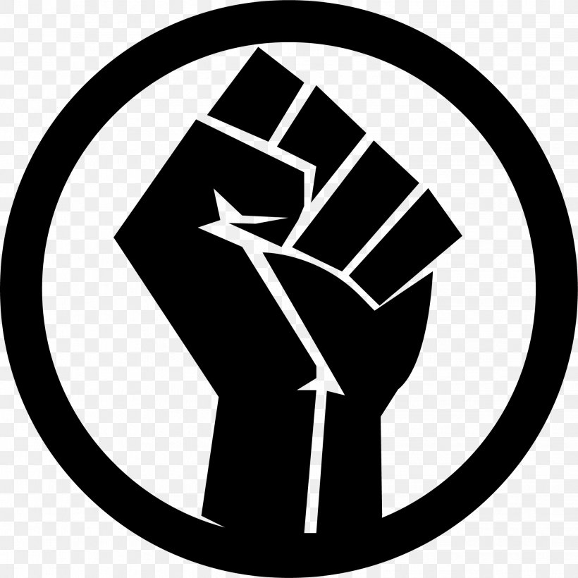 Raised Fist Black Power African American, PNG, 2038x2038px, Raised Fist, African American, Area, Black, Black And White Download Free