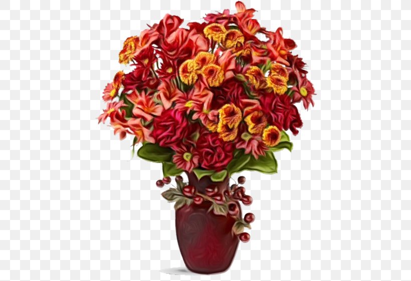 Red Watercolor Flowers, PNG, 500x562px, Watercolor, Amaranth Family, Anthurium, Artificial Flower, Bouquet Download Free