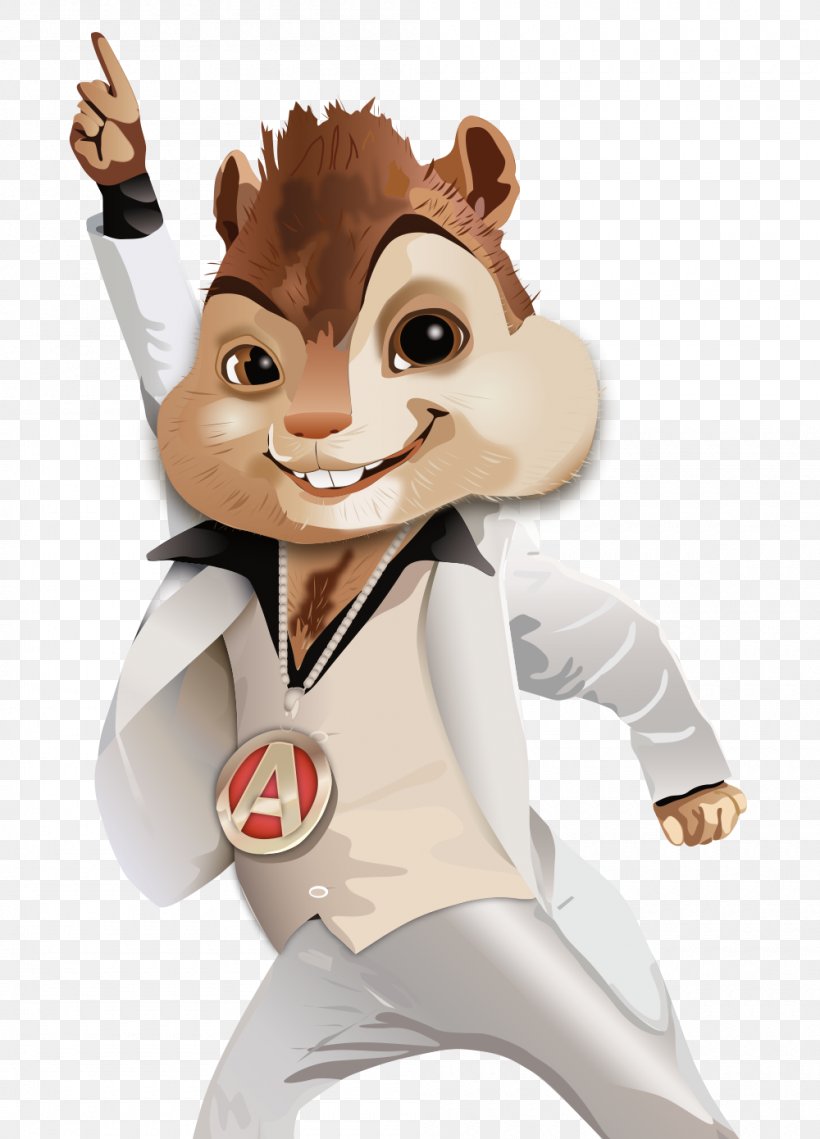 Alvin And The Chipmunks Cartoon, PNG, 1000x1390px, Chipmunk, Alvin And The Chipmunks, Animal, Art, Carnivoran Download Free