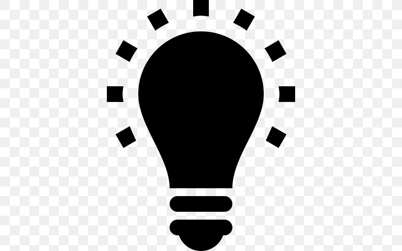 Incandescent Light Bulb Clip Art, PNG, 512x512px, Light, Black, Black And White, Brand, Incandescence Download Free