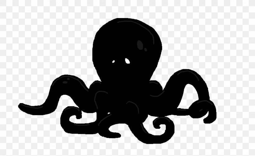 Octopus Silhouette Clip Art, PNG, 972x596px, Octopus, Black, Black M, Cephalopod, Invertebrate Download Free