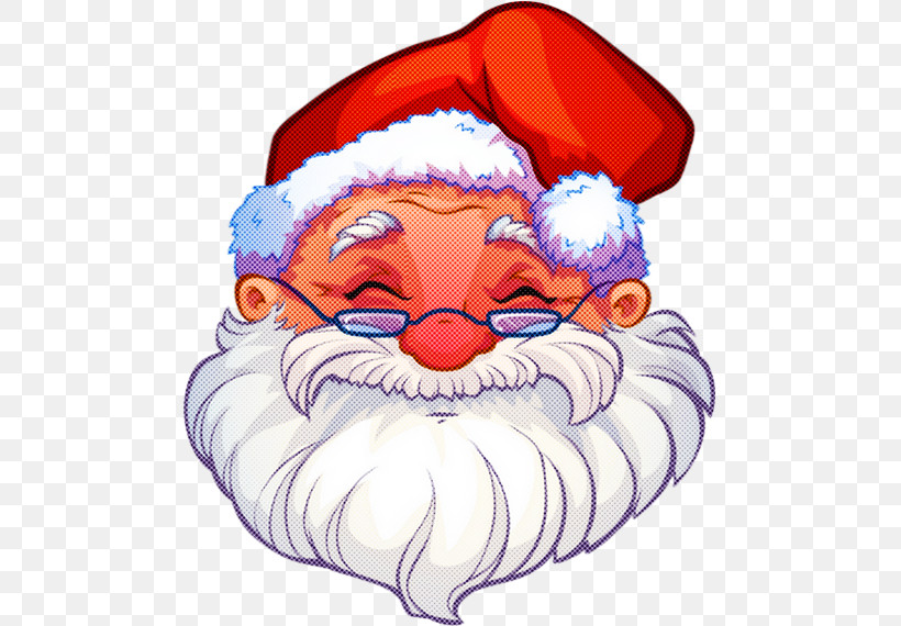 Santa Claus, PNG, 485x570px, Cartoon, Nose, Santa Claus Download Free