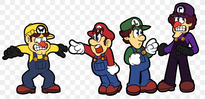 Super Mario Bros. Mario Kart: Double Dash Luigi Illustration, PNG, 3218x1556px, Mario Bros, Art, Cartoon, Fiction, Fictional Character Download Free