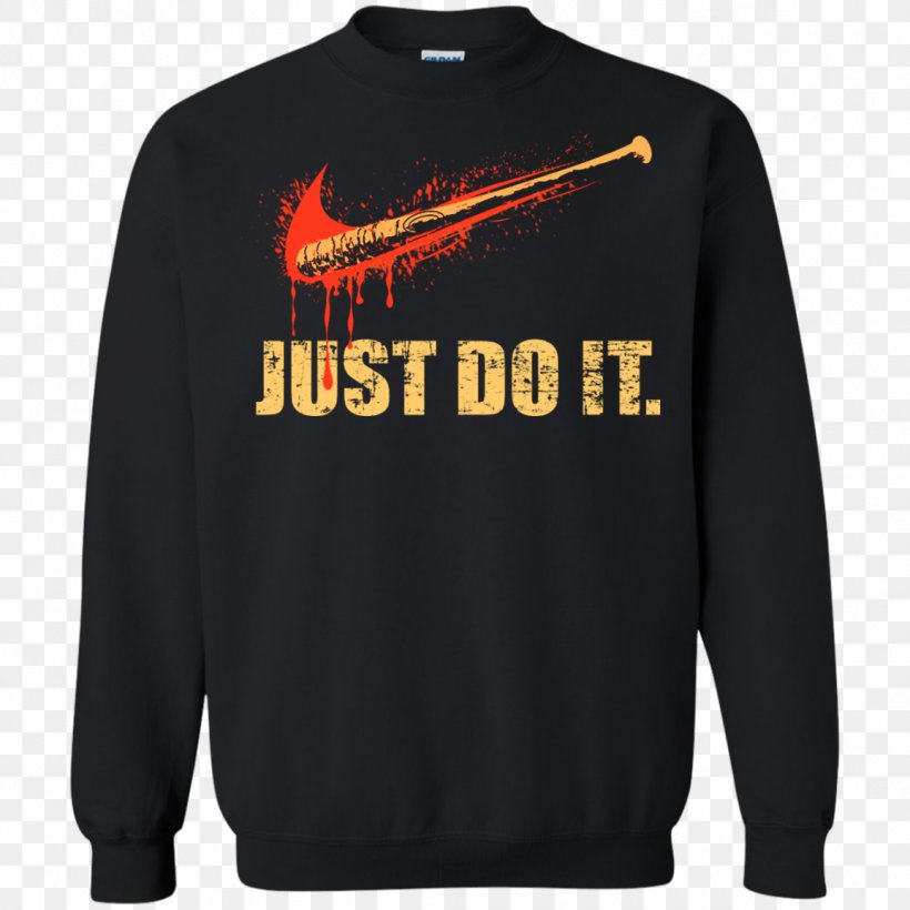 T-shirt Hoodie Negan Top Just Do It, PNG, 1155x1155px, Tshirt, Active Shirt, Brand, Clothing, Crew Neck Download Free