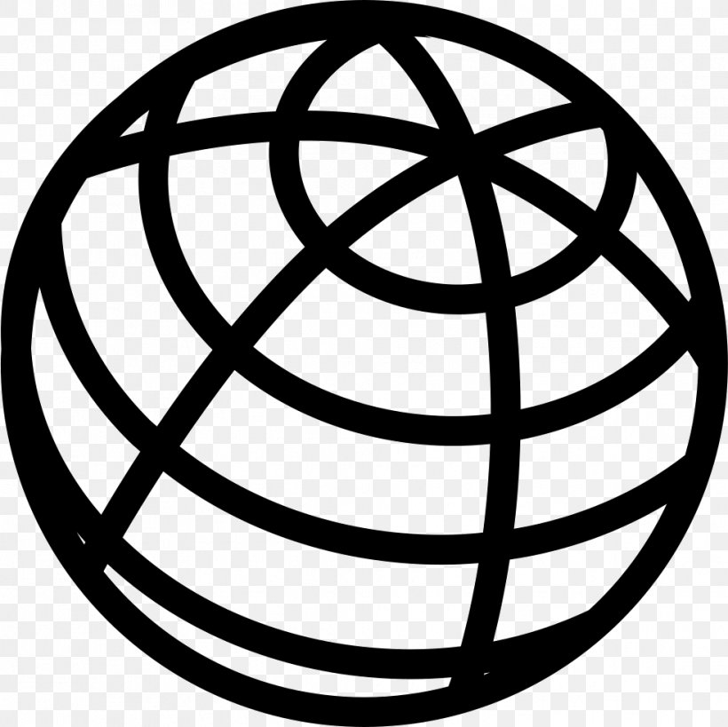 Globe Earth Vector Graphics World, PNG, 981x980px, Globe, Area, Black And White, Earth, Monochrome Photography Download Free