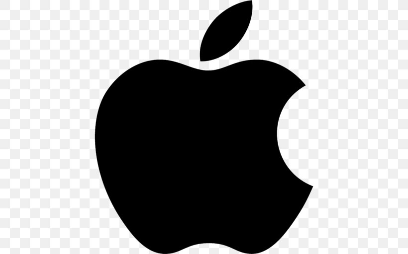 Apple Logo, PNG, 512x512px, Apple, Black, Black And White, Logo, Monochrome Download Free
